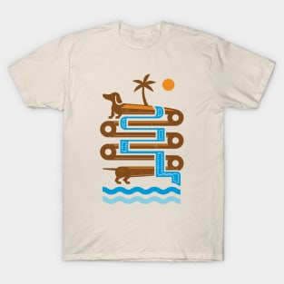 Dachshund Long Beach T-Shirt